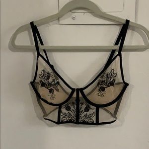 Thistle & Spire Floral Longline Bra